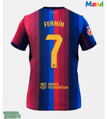 Barcelona Fermin Lopez #7 Replika Hjemmebanetrøje 2026-27 Kortærmet